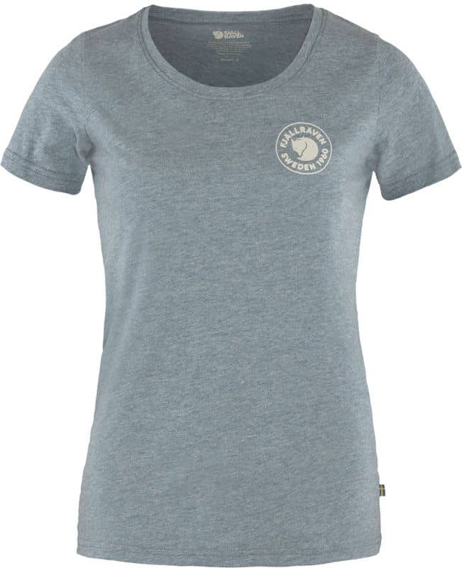 1960 Logo T-shirt W Indigo Blue Melange + Fjällräven