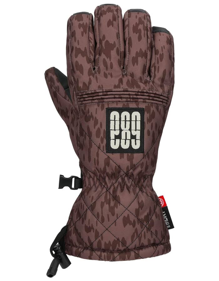 W Jubilee Glove Peppercorn Print