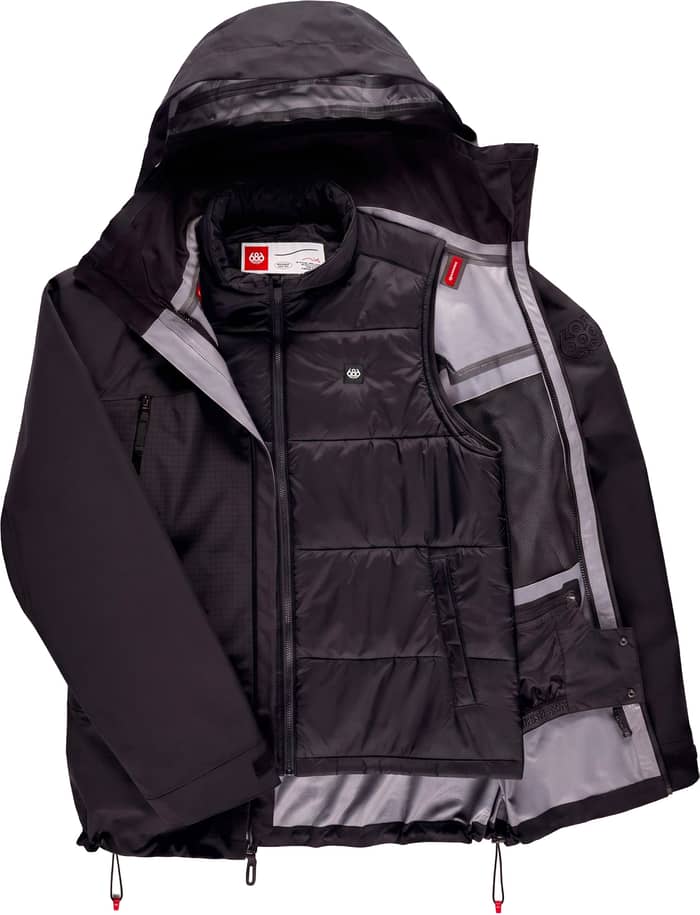 M Smarty 3In1 Rodeo 3L Jacket Black