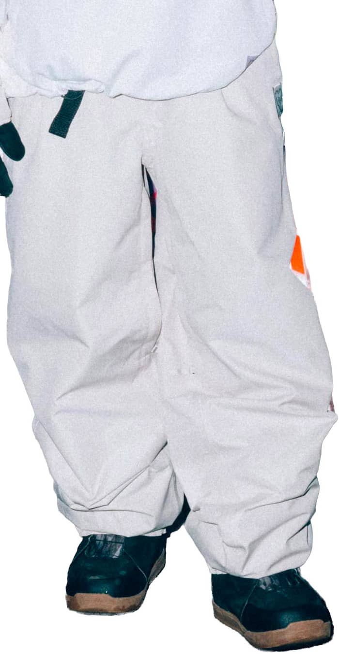 W Outline Shell Pant Limestone Heart