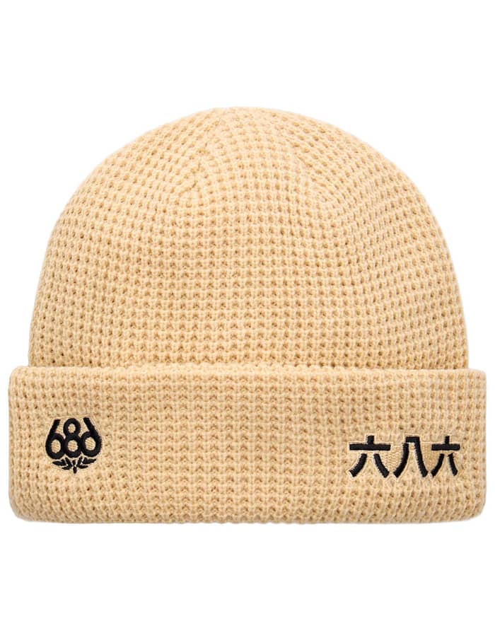 Kanji Beanie Limestone