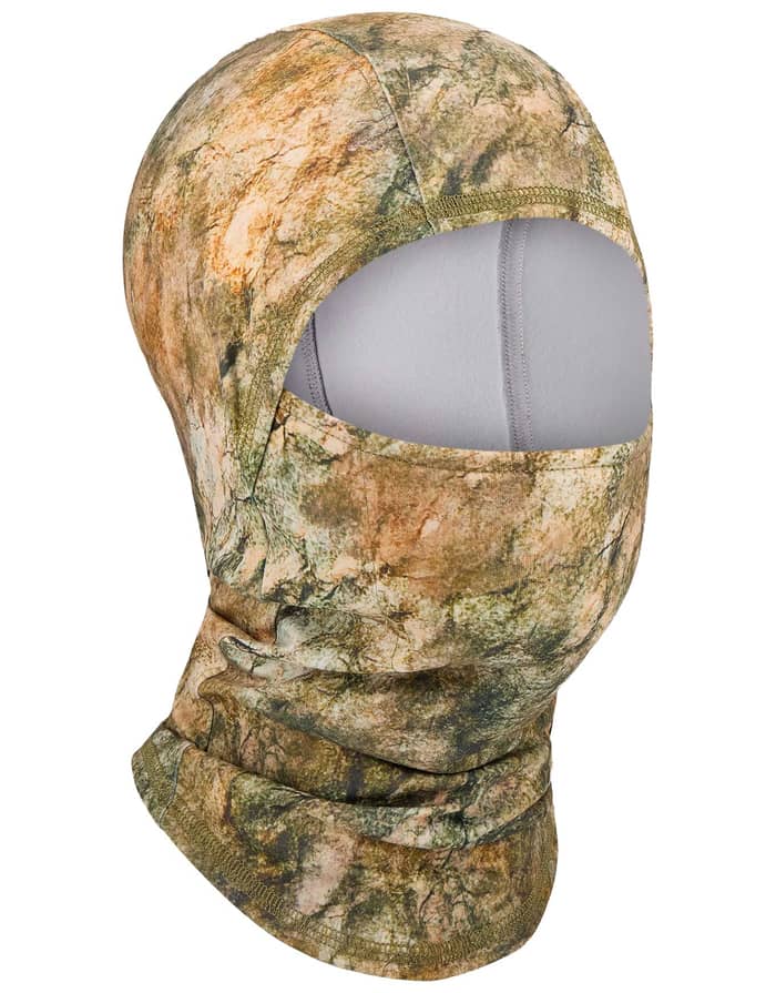 Hurra Hinged Balaclava Khaki Grunge