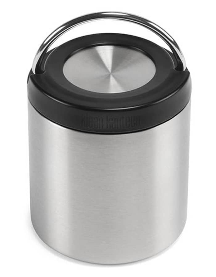 8oz TK Canister (w/Insulated Lid) Brushed Stainless + Klean Kanteen