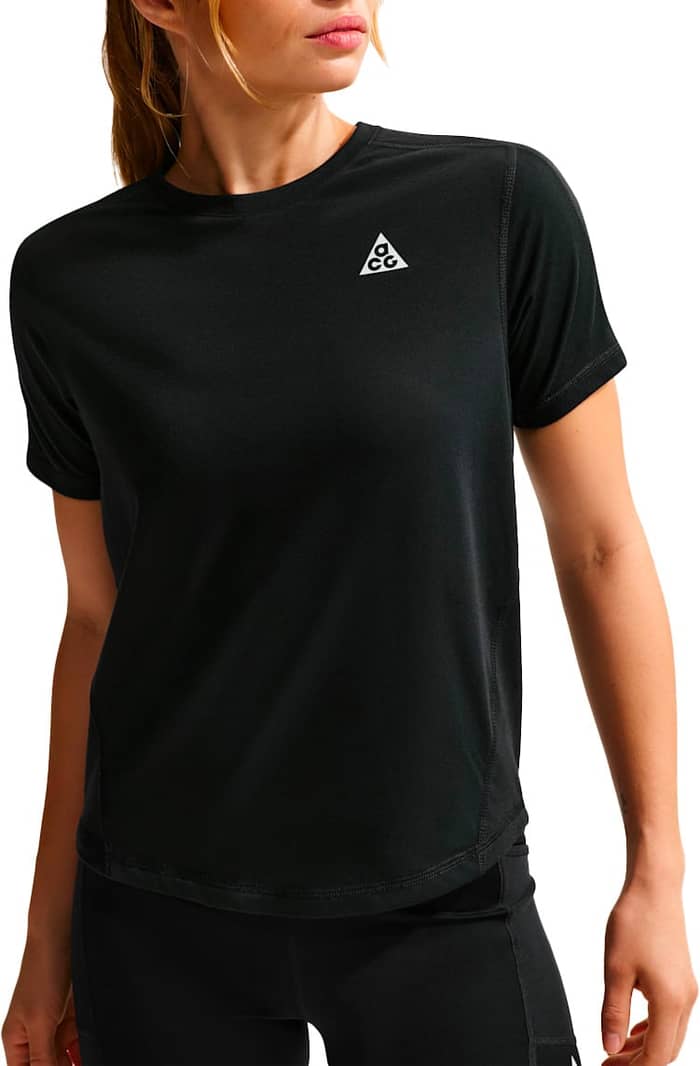W Nike ACG Trail Df SS Top Black Summit White