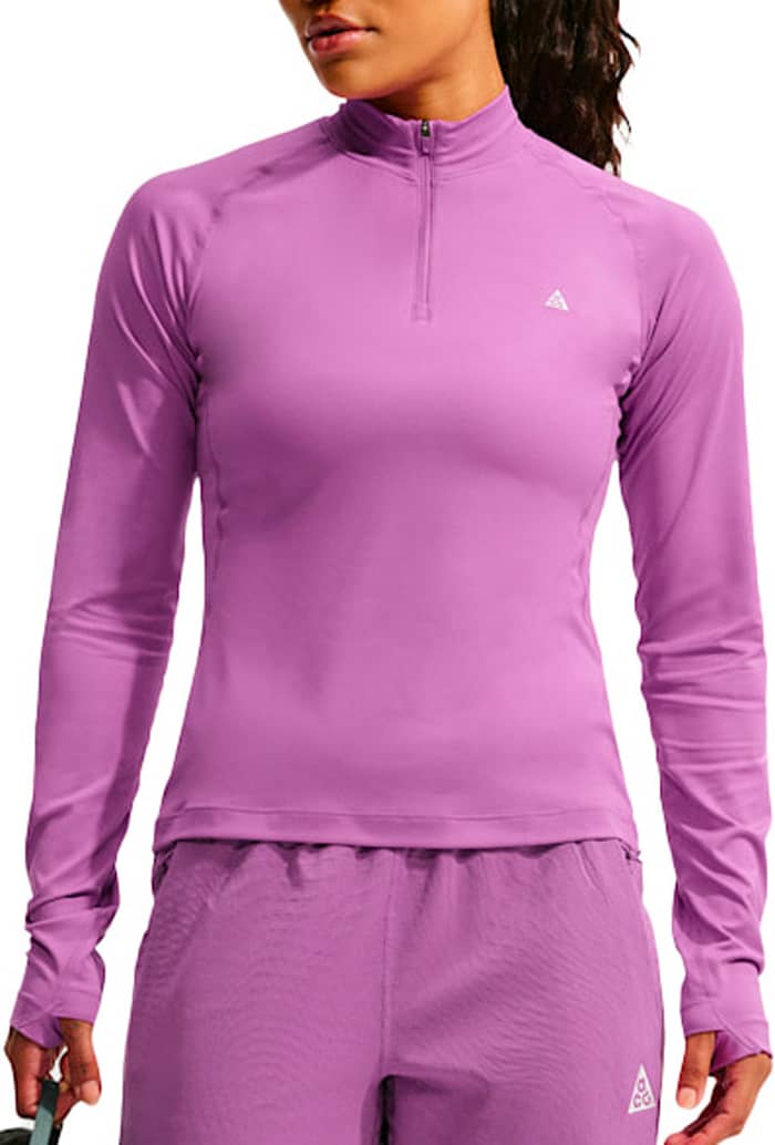 W Nike ACG Wildsee LS Tee Monarch Purple/Summit White