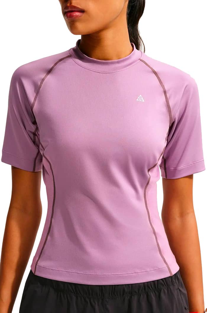 WNike ACG Wildsee SS Baselayer Top Violet Dust/Summit White