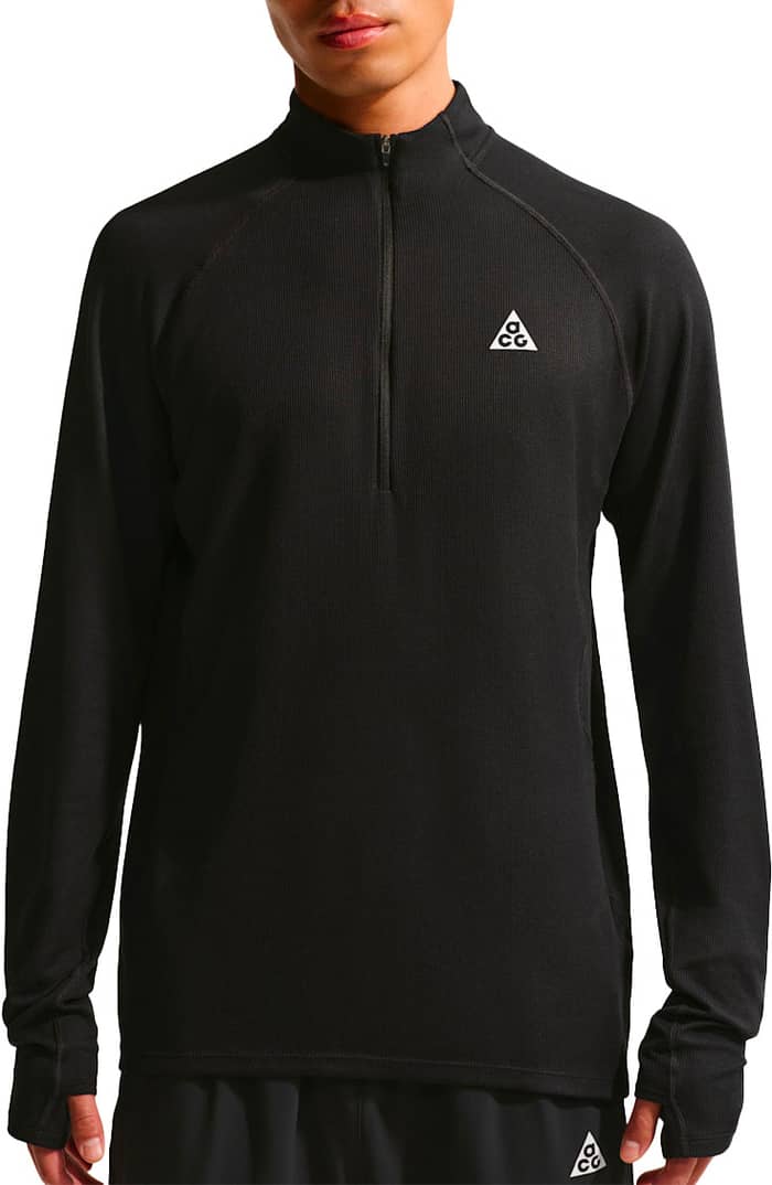 M ACG DF Trail HZ Baselayer LS Top Black/Black