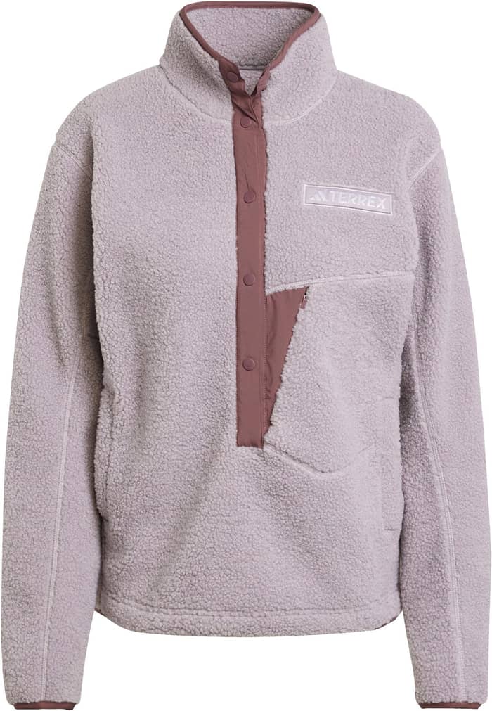 Xploric Pile Snap Fleece W Preloved Fig