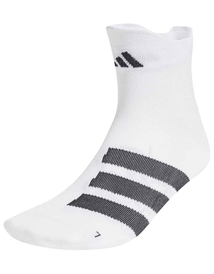 Run Adizero Sock White/Black/Black