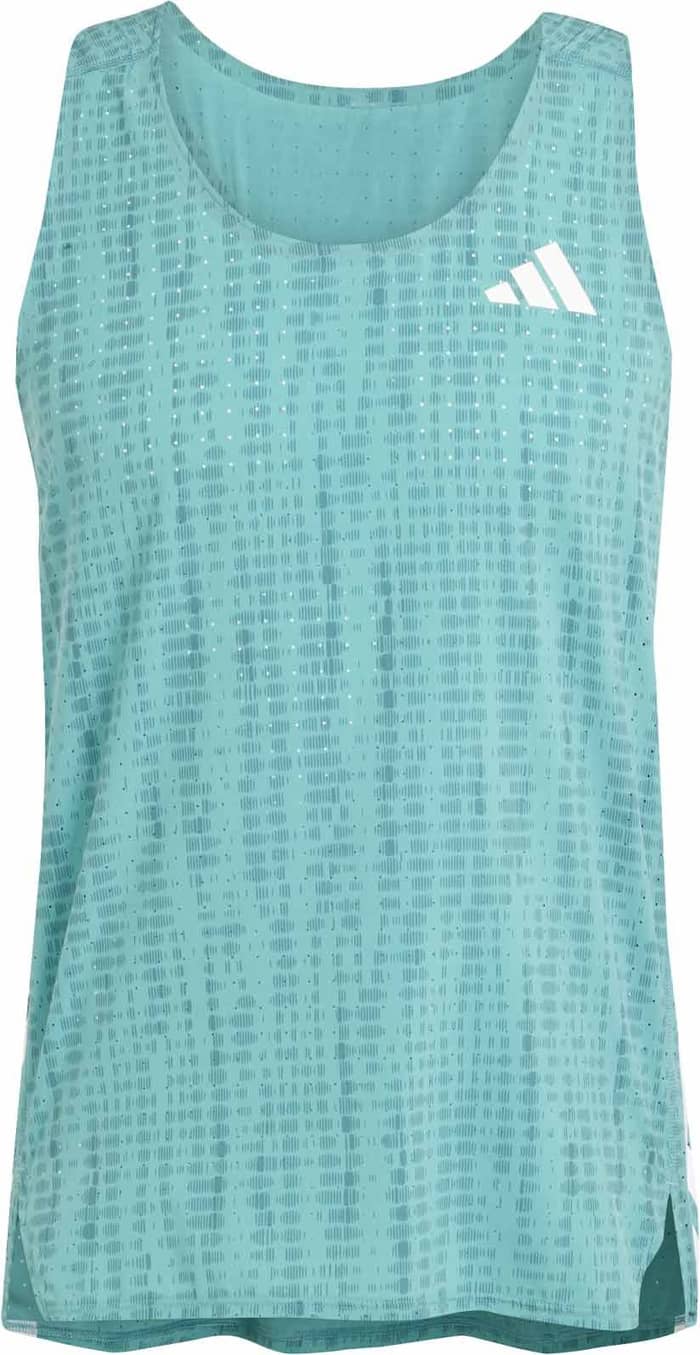 Adizero Singlet M Powder Teal Preloved Teal 