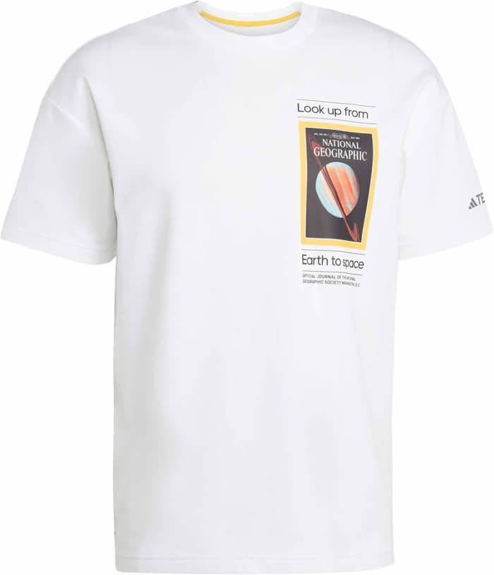 National Geograpic Aeroready F Gfx Tee White