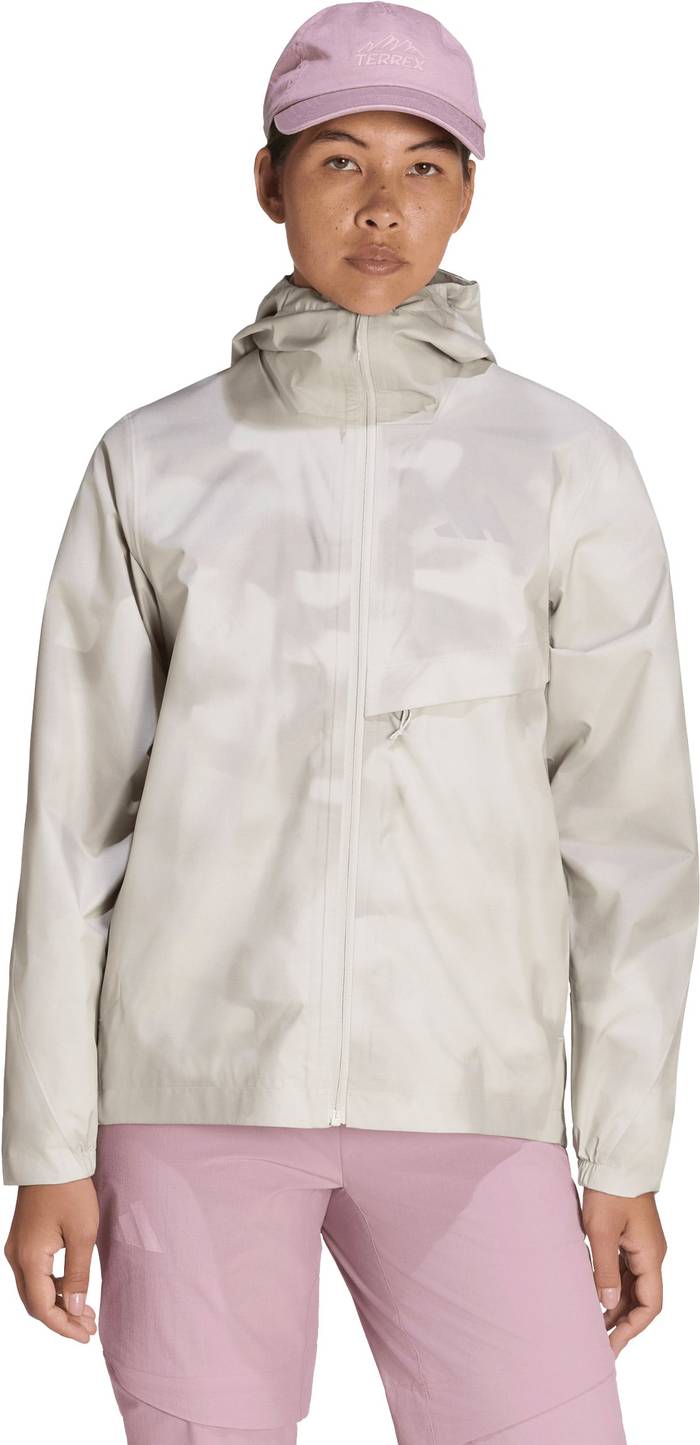 Multi 2L Rain Jkt AOP W Wonder Alumina