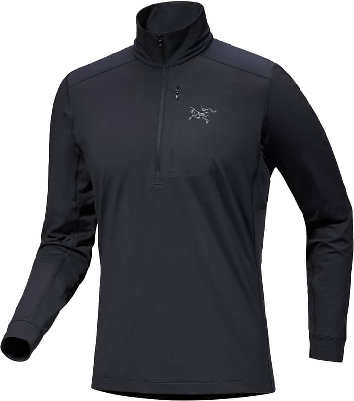 Rho LT Zip Neck M Black