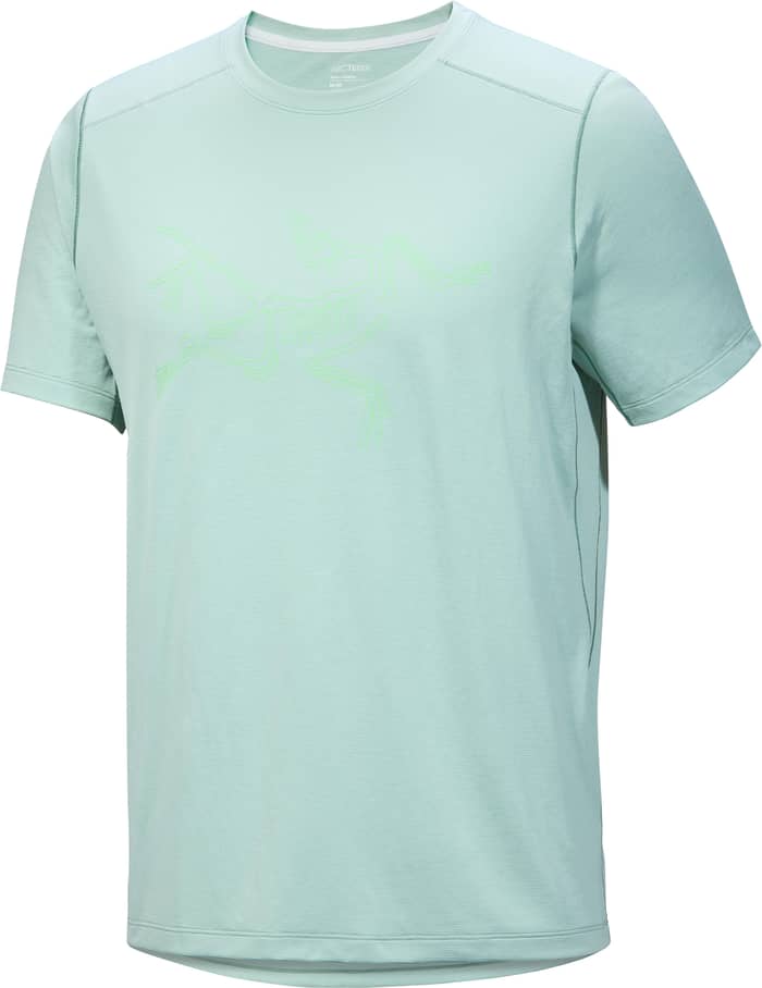 Cormac Logo SS M Stone Green Heather