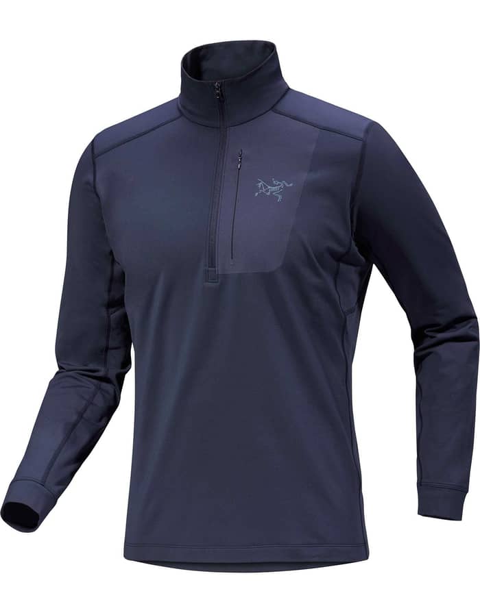 Rho LT Zip Neck M Black Sapphire