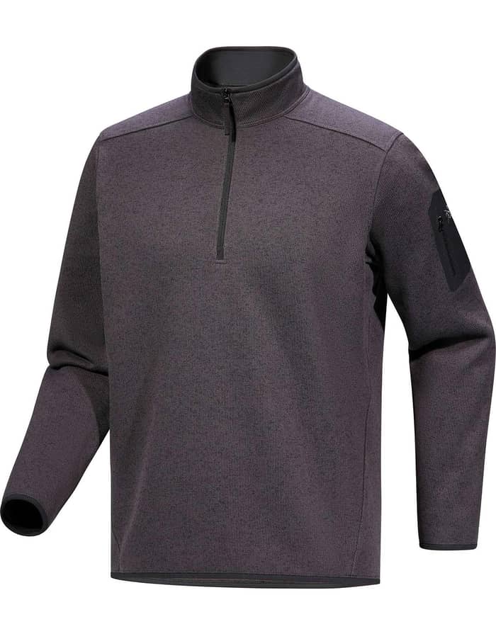 Covert 1/2 Zip M Black Heather II