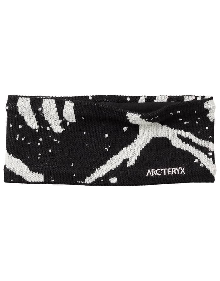 Grotto Headband Black Arctic Silk