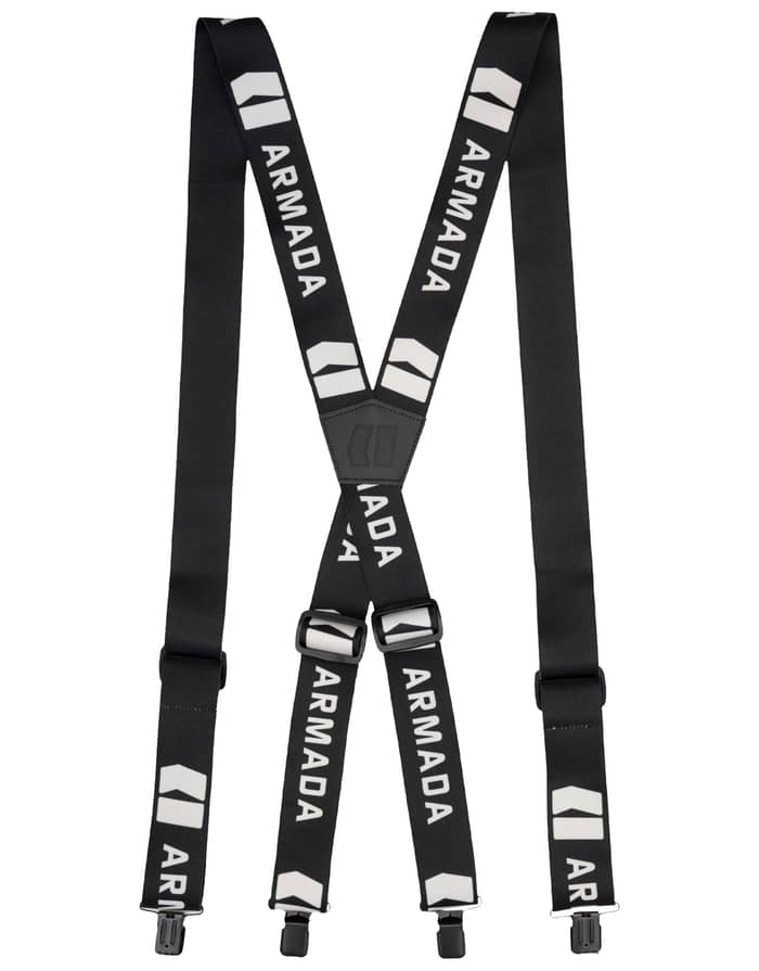Stage Suspenders Black Bone Dust