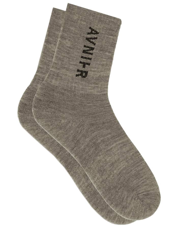 Socks STEP Gris VERTICAL Merinos