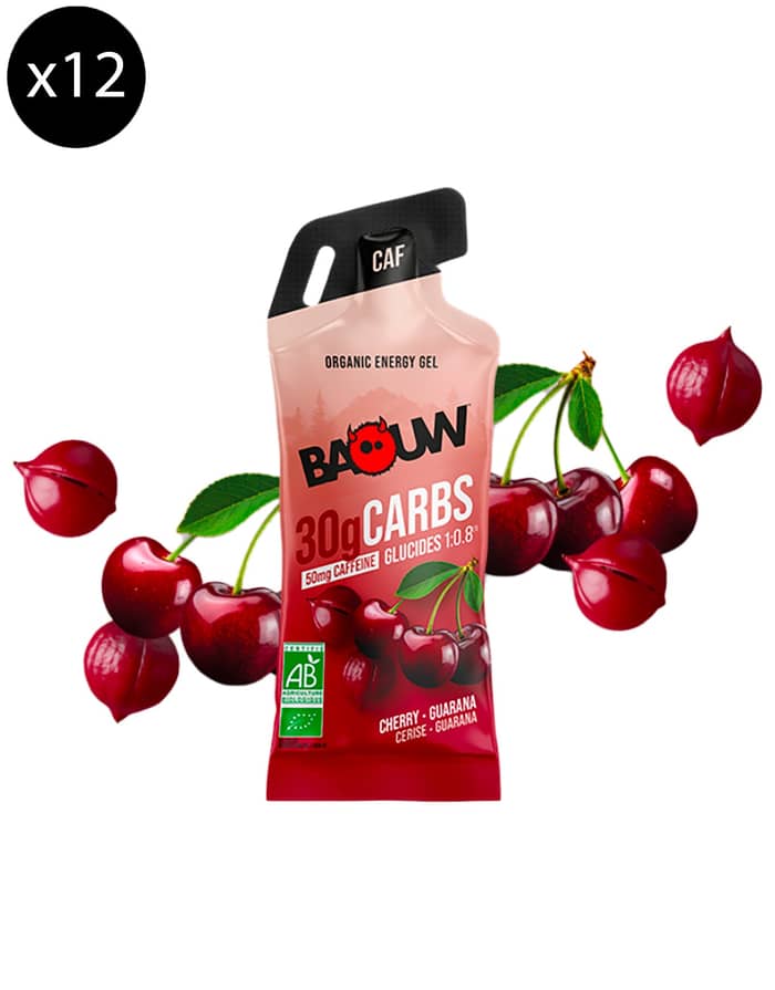 Pack Gels Stick Cerise Guarane Caféiné (x12)