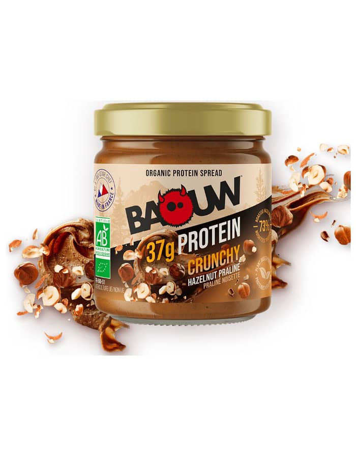 Pâte à Tartiner Protéinée Bio Crunchy Praliné Noisette 200g
