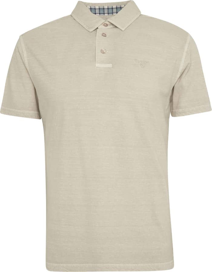 Drayton Linen Tailored Fit Polo Shirt Mist