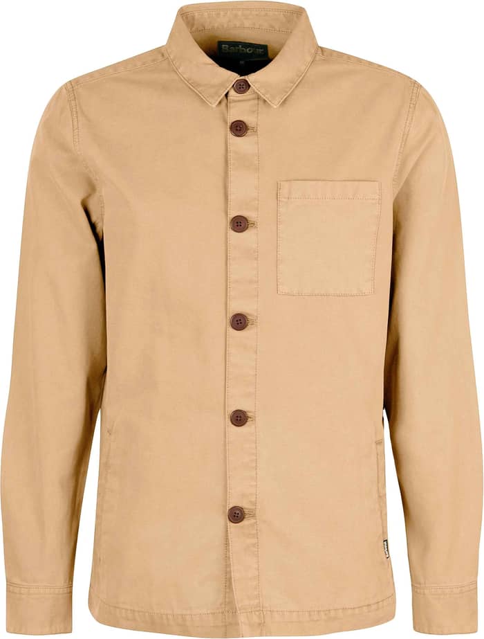 Washed Overshirt Washed Stone