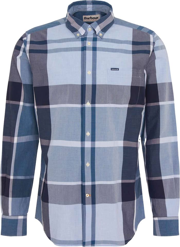 Harris Tailored Shirt Berwick Blue Tartan