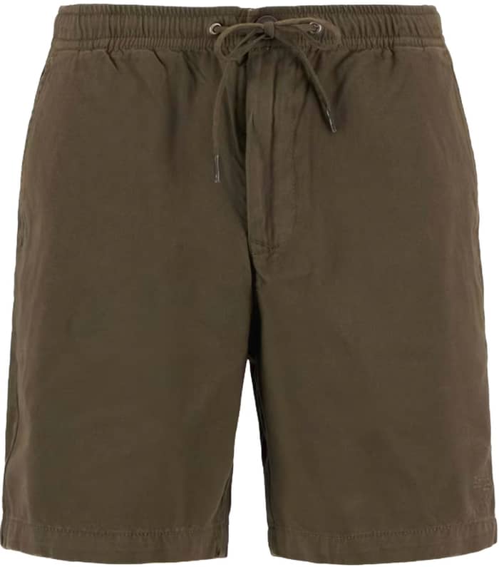 Washed Oxford Relaxed Short Uniform Green