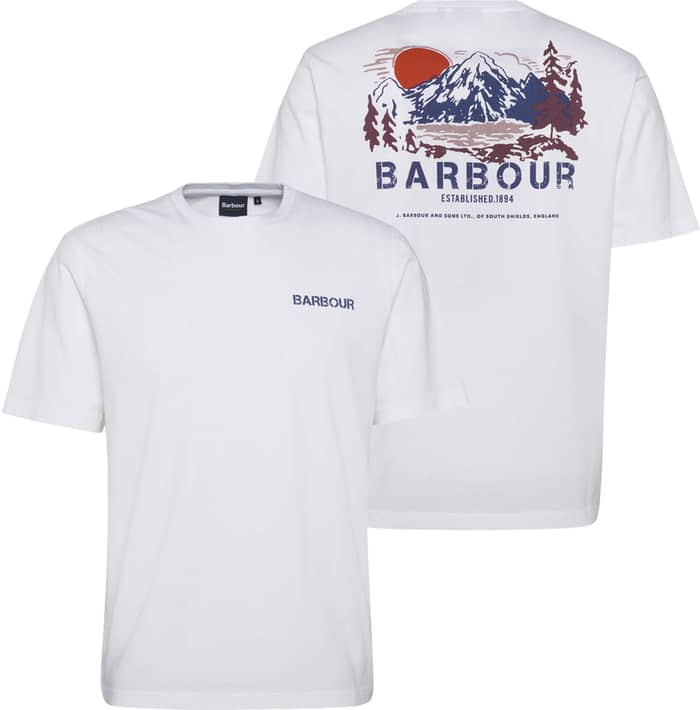 Perham Relaxed Fit Graphic T-Shirt White