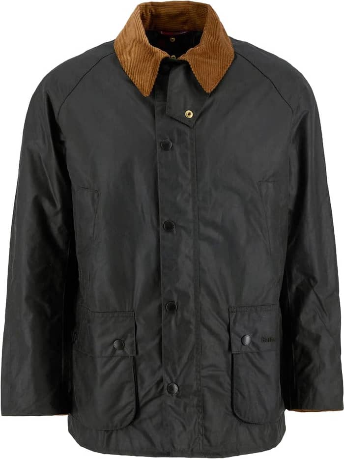 Festive Ashby Wax Jacket Sage/Evergreen