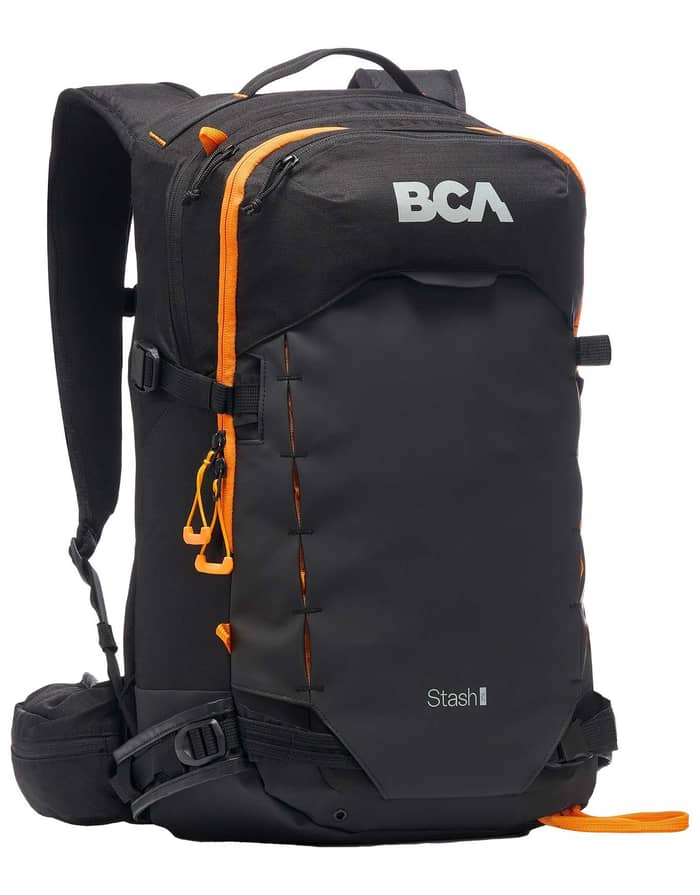 bca スノーボード用バックパック 黒/オレンジ BCA Stash 25 Black Ski/snowboard backpacks : Snowleader