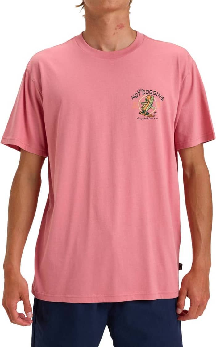 Lunch Break SS Tee Dusty Pink