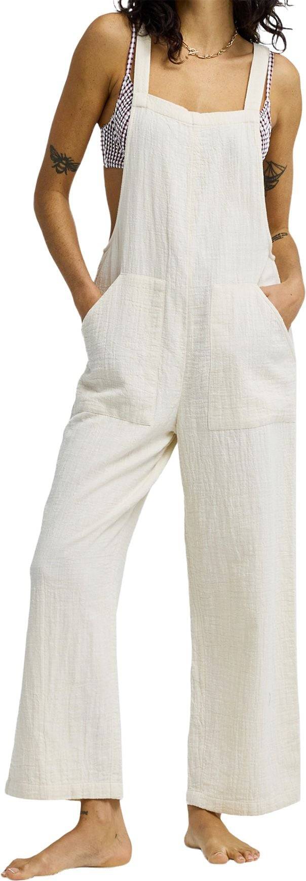 Pacific Time Jumpsuit White Cap