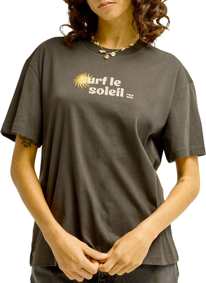 Le Soleil Tomboy SS Tee Off Black