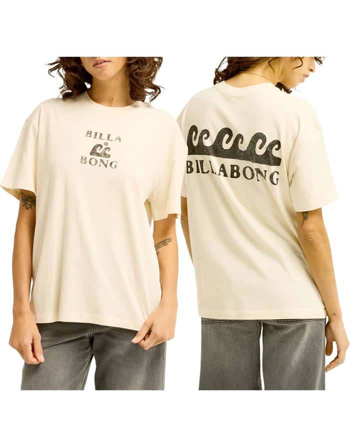 Surfing In Town Tomboy SS Tee White Cap