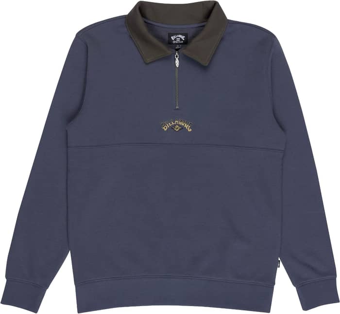 Winton Half Zip Sweatshirt Ombre Blue