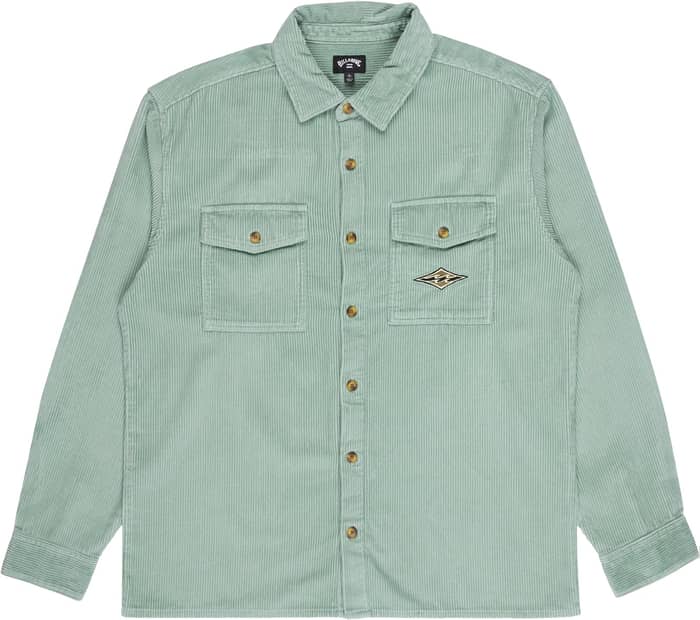 Bong Days Corduroy Shirt Blue Surf