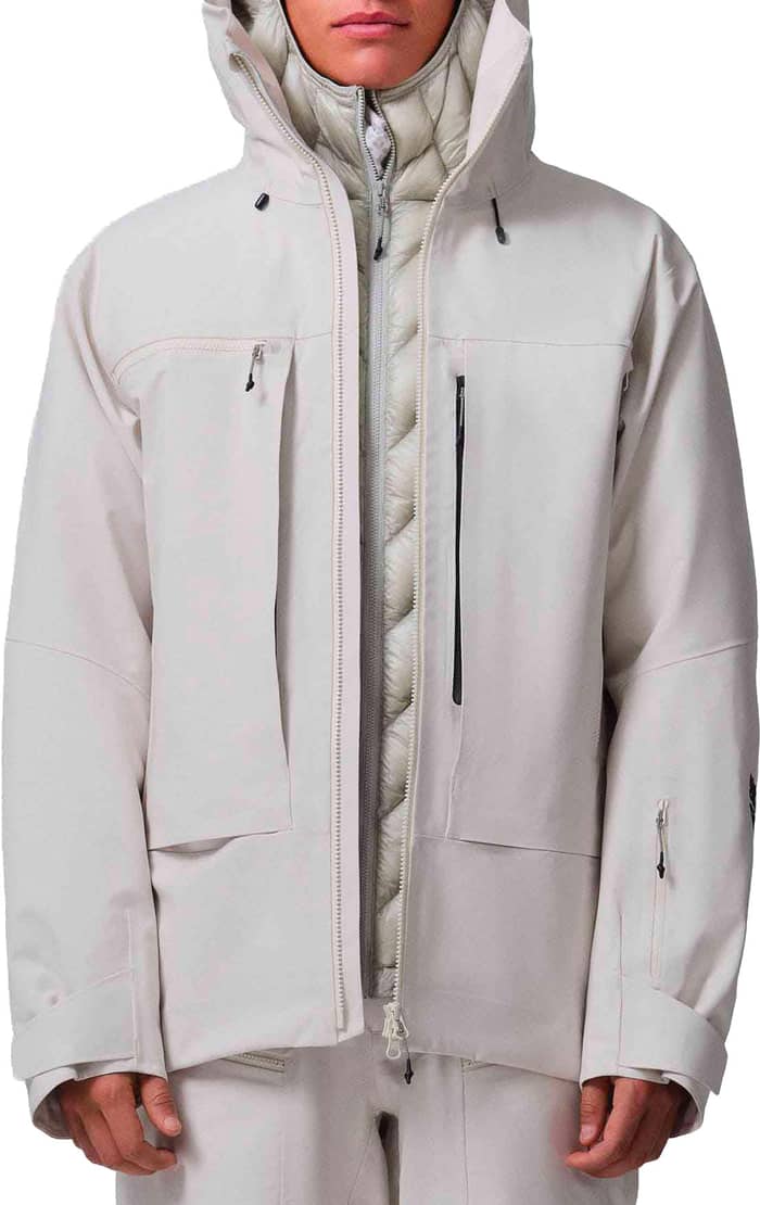 M Crista 3L Jacket Off White