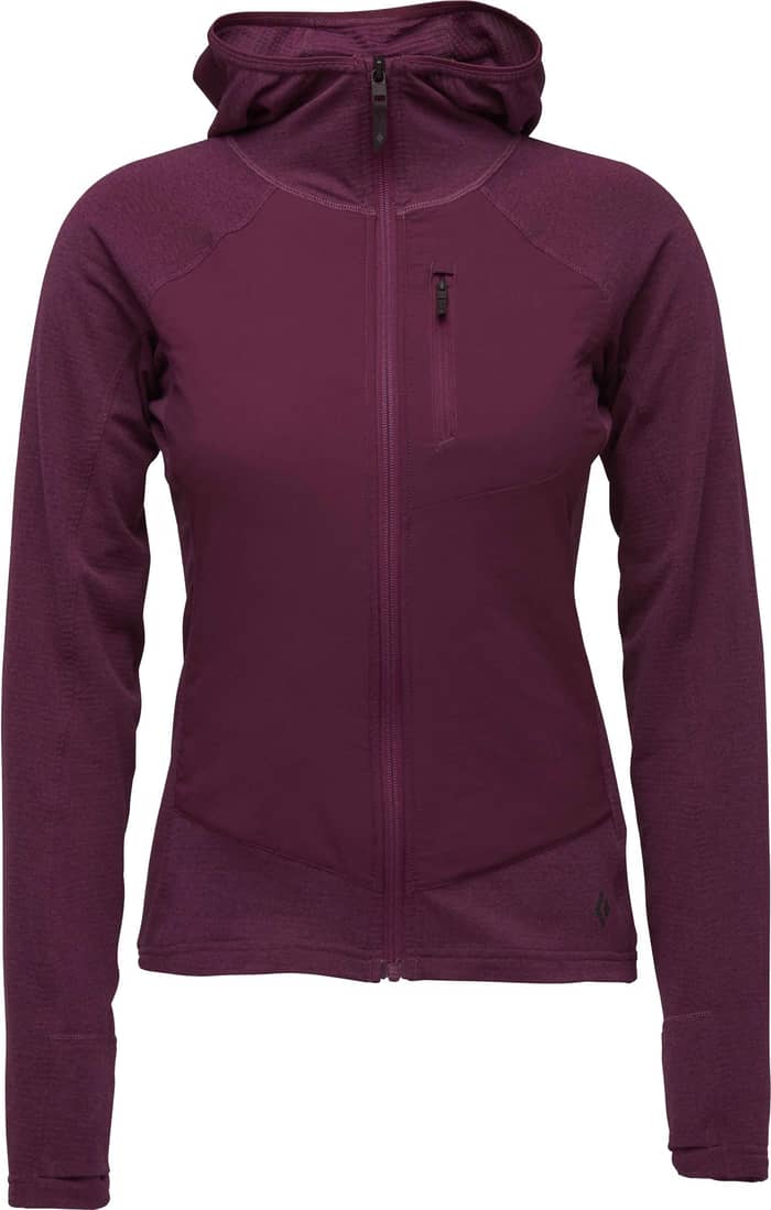 W Coefficient LT Hybrid Hoody Blackberry