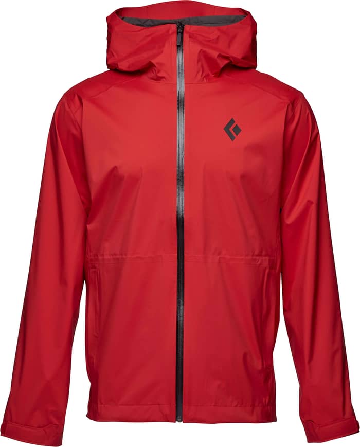 M Stormline Stretch Rain Shell Carmine