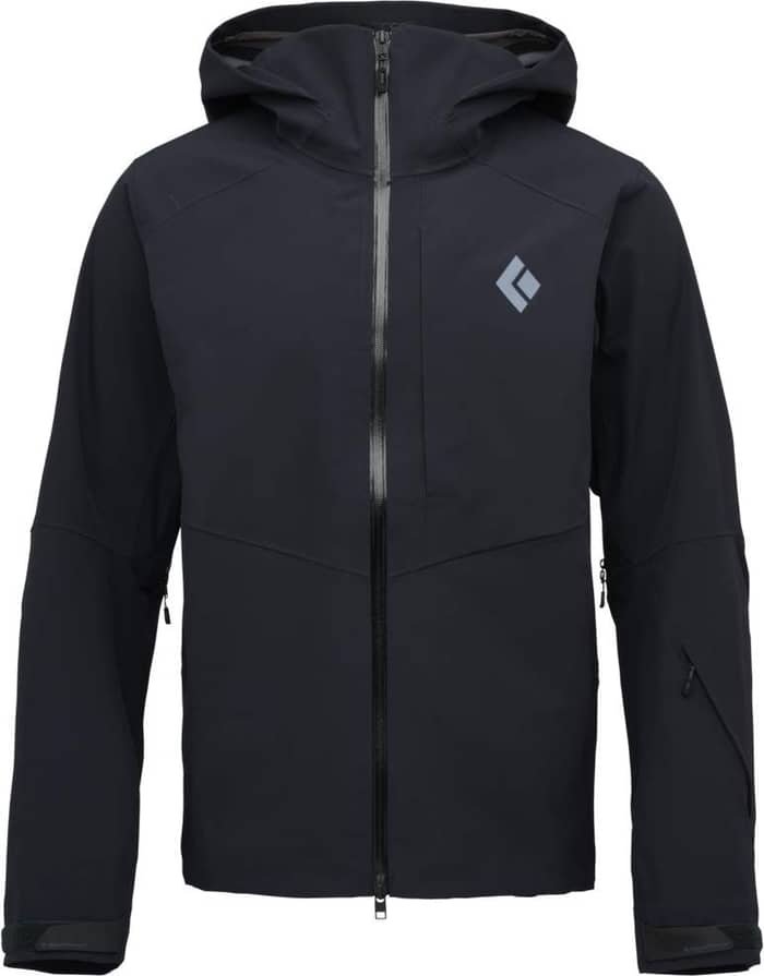 スキー  Recon Stretch Ski Shell Black Diamond M Recon Stretch Shell Black Ski touring jackets