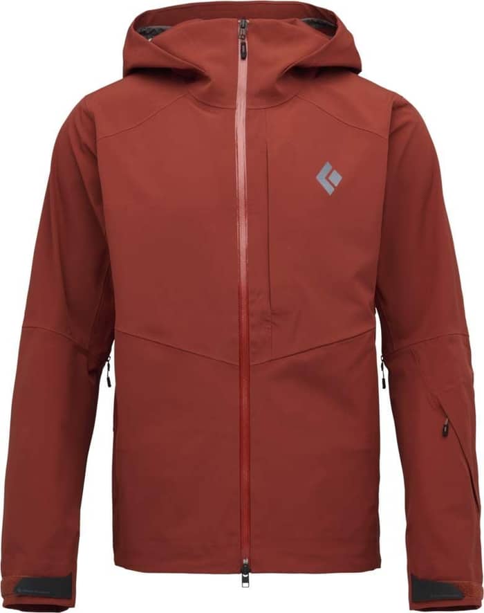 Black Diamond M Recon Stretch Shell Iron Red Ski touring jackets