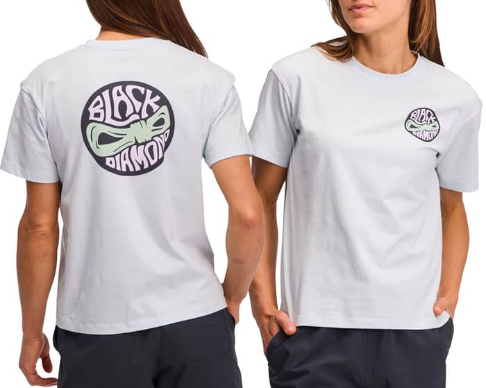 W Rope Badge SS Tee Belay Blue