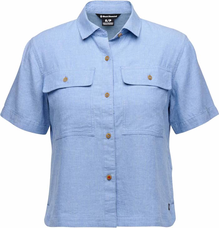 W Scenic Route SS Shirt Clean Blue-Fog Blue