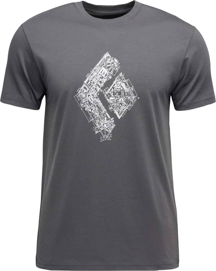 M Engineered Diamond SS Tee Anthracite