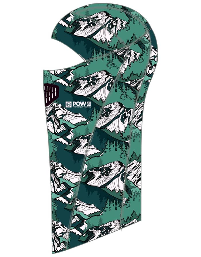 Thermonet® Hinged Balaclava Pow Lau Green