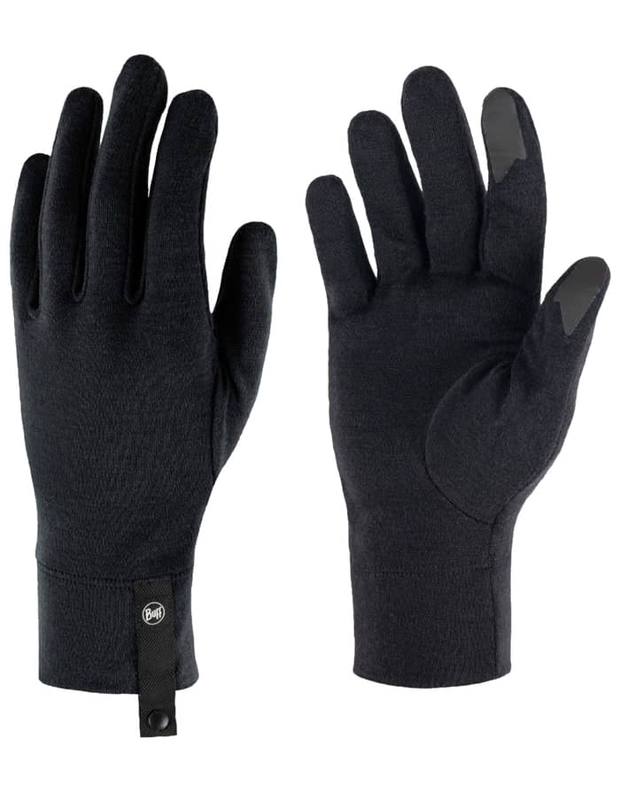 Merino Midweight Gloves Black
