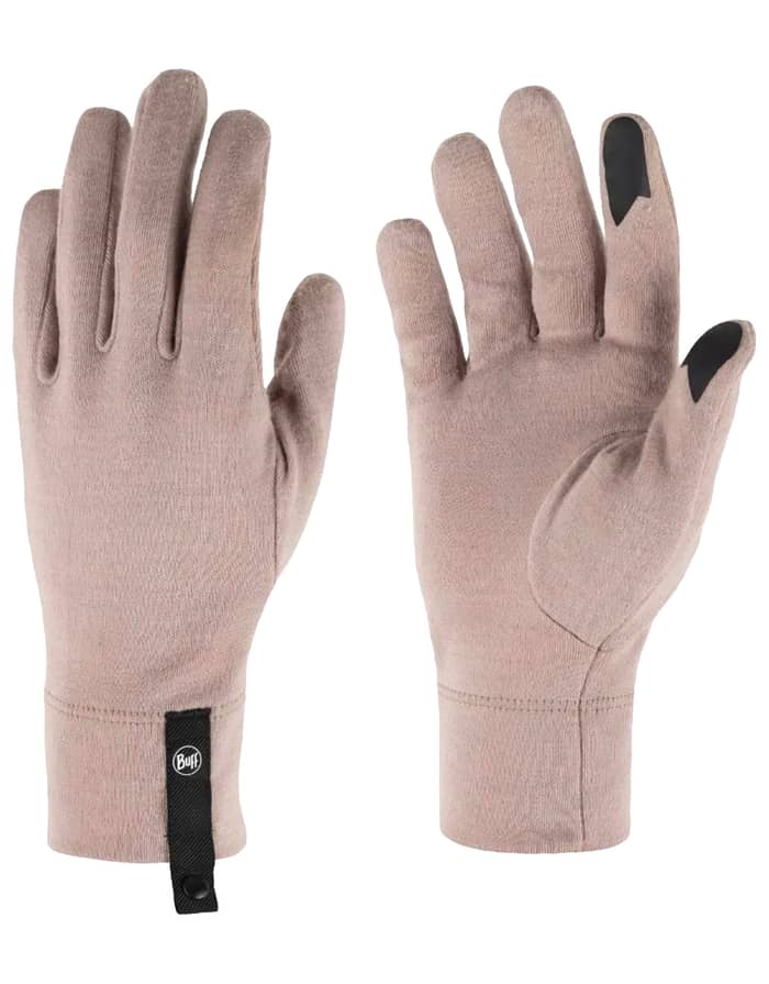 Merino Midweight Gloves Lilac Ice