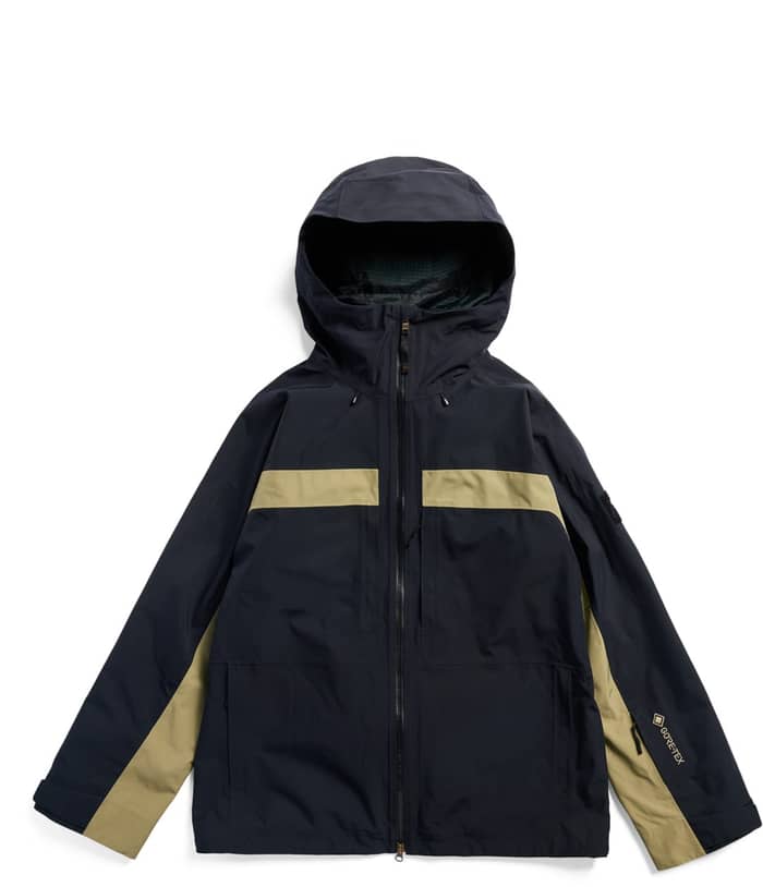 AG Flyrail Gore-Tex 2L Jacket True Black Beige Against The Machine